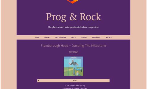 First review of Flamborough Head’s new album “Jumping The Milestone” by Dick van der Heijde on Prog & Rock